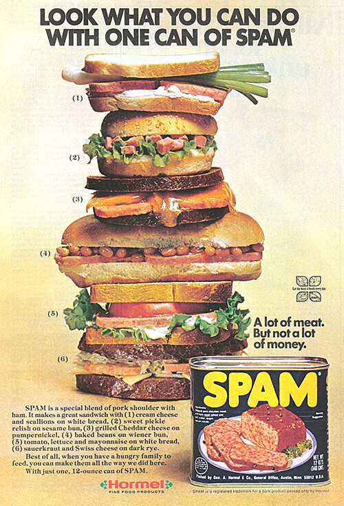 Vintage Ad: Look What You Can Do With One
Can of Spam 